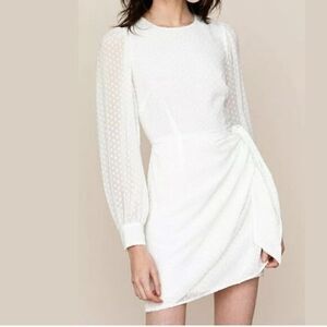 NEW!! Yumi Kim wonderland dress swiss dot white long sleeve size medium $238
